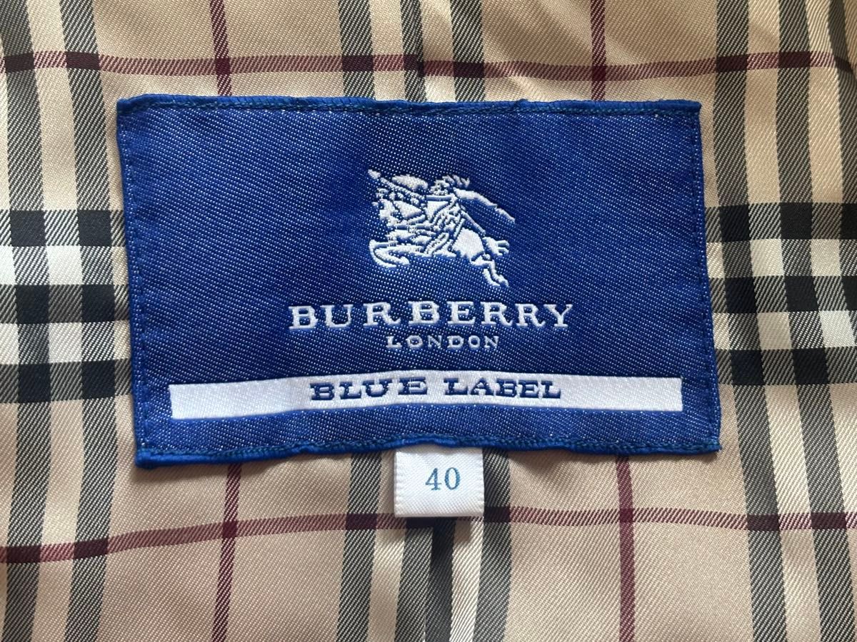 Burberry Blue label バーバーリーブルーレーベル イギリス生地 Burberry Blue Label バーバリーブルーレーベル 裏地