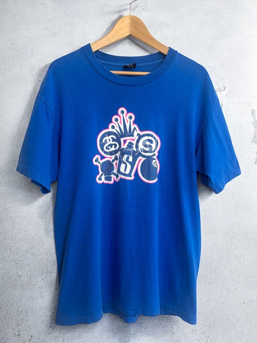 STUSSY Tシャツ 90sUSA製≪STUSSY≫オールドステューシー スカル スプレー
