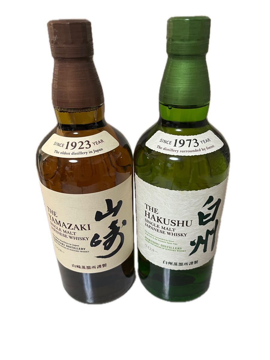 サントリー 山崎 白州 700ml 各1本ずつ サントリー シングルモルト ウイスキー 山崎 白州 700ml 各1本