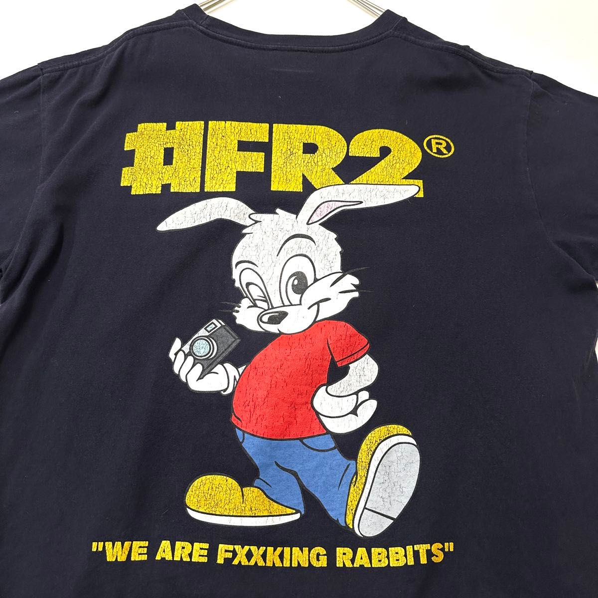 レア商品!#FR2 Fxxking Rabbits パンデミック Tシャツ 半袖 FR2 Tシャツ ウサギ FXXKING RABBITS 色情兎 Tシャツ 半袖T