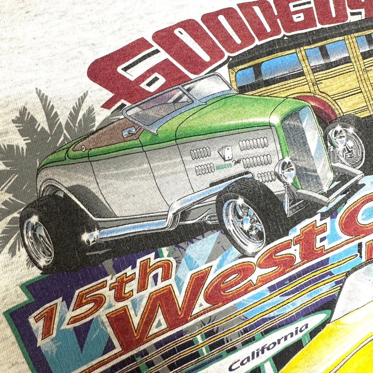 00s Hanes USA製 ヴィンテージ タンクトップ クラッシックカー 90s GOODGUYSタンクトップ USA製 クラッシックカー ホットロッド