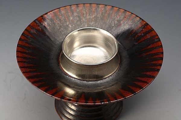 正規激安 ヤフオク! - 中村譲司 覆黒銀彩 急須 急須台付 茶注 茶器 煎... 爆買い格安