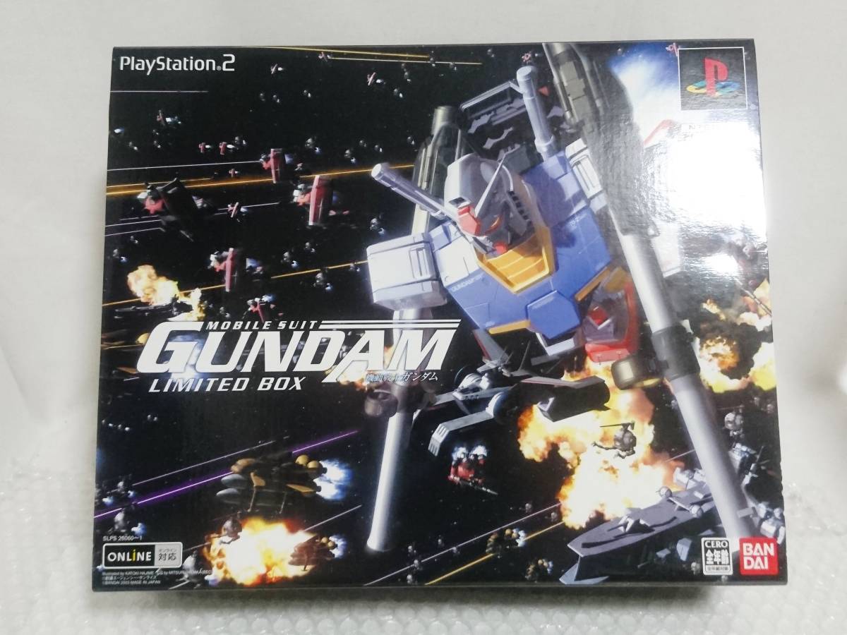 内袋未開封+廃盤品　BANDAI　PS2　機動戦士ガンダム　めぐりあい宇宙　GUNDAM LIMITED BOX　バンダイ　プレイステーション2_画像1