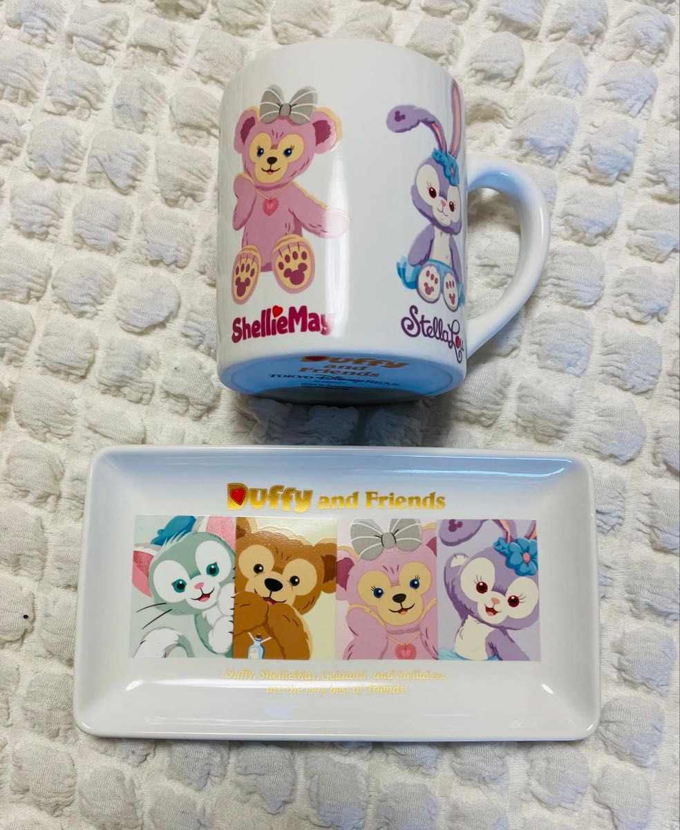 ディズニーシー スーベニアカップ、ディッシュ セット 東京ディズニーシー ダッフィーフレンズ スーベニアプレート