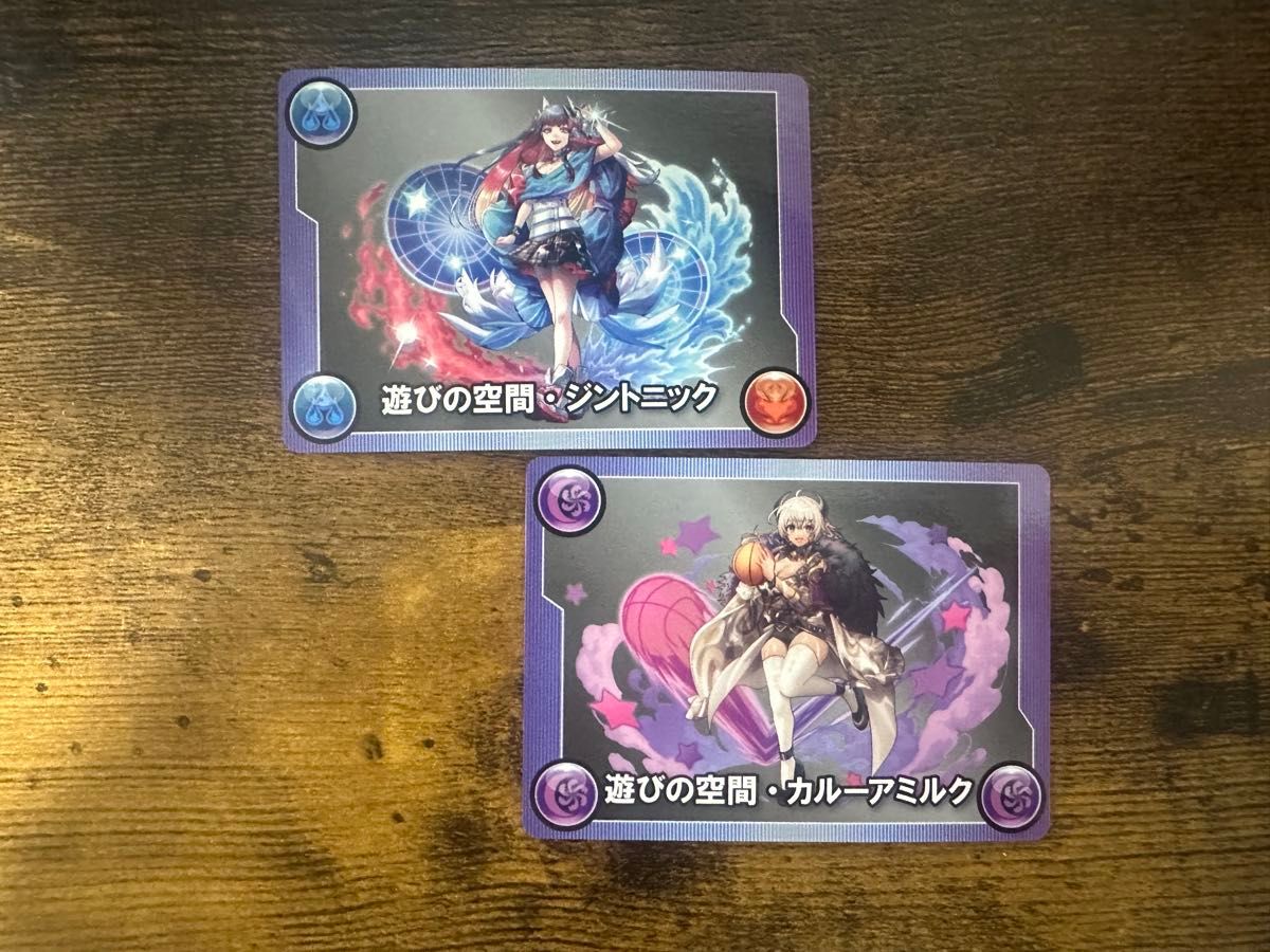 カルーアミルク ジントニック モンスターメモリーカード ラウンドワン パズドラ ラウンドワンコラボ モンスターメモリー カルーア
