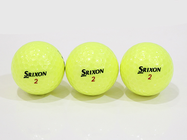 新品 レア！◆ DUNLOP ダンロップ ◆ SRIXON ◆ スリクソン ◆ STAR XV ◆ 3個セット ゴルフボール ◆ 蛍光 パッションイエロー◆送料200円_画像2