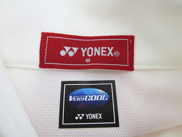 新品 タグ付き ◆ YONEX ◆ ヨネックス ◆ クールドライ ゴルフ・ 半袖ポロシャツ◆ M ◆ レディース◆ 白 & ストロベリーピンク◆送料無料_YONEX 正規品 ： レディース M サイズ