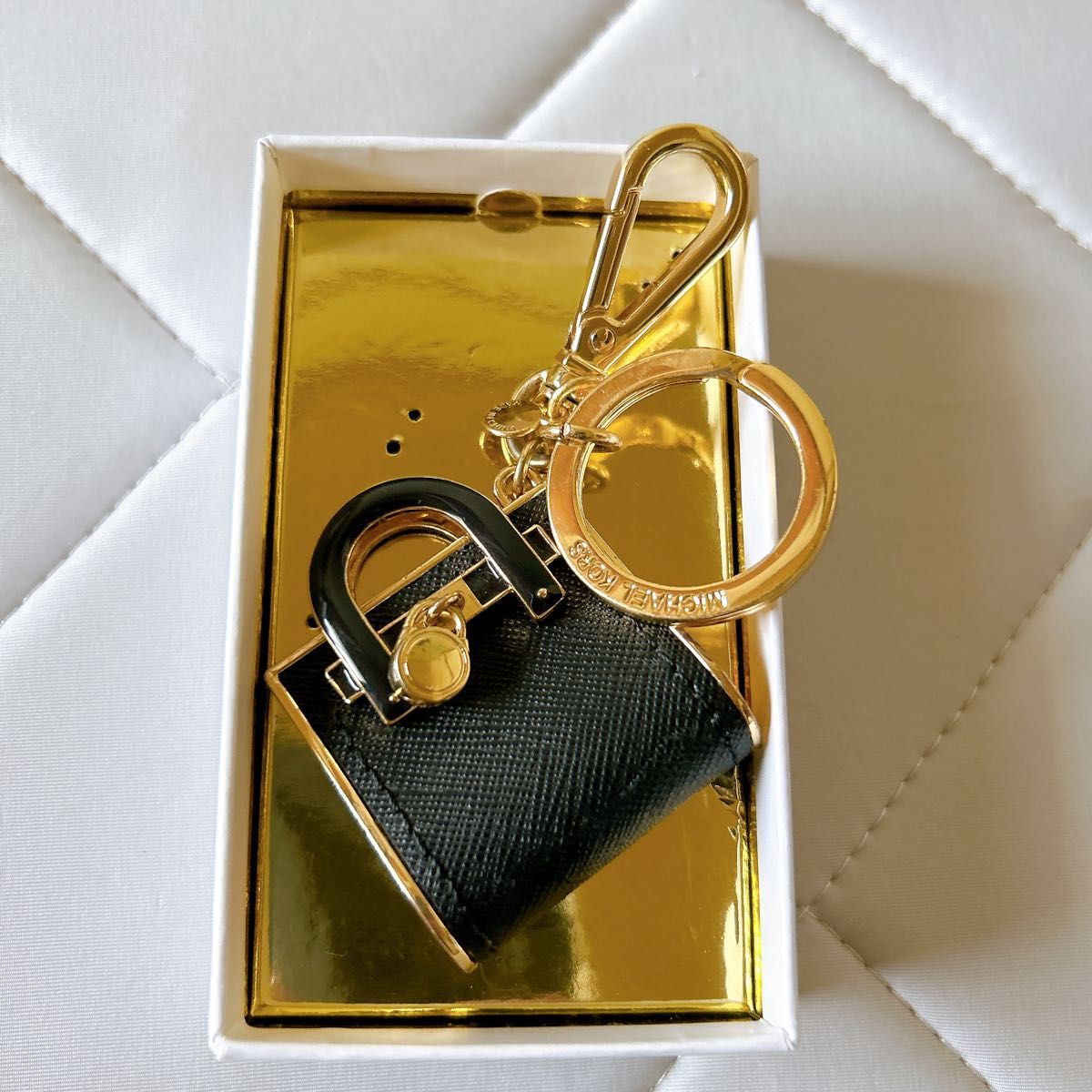 【MICHAEL MICHAEL KORS】キーホルダー MICHAEL KORS バッグ型キーホルダー ブラック|Yahoo!フリマ(旧
