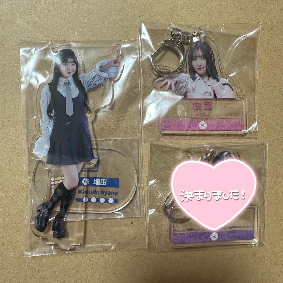 川本笑瑠 ひたむきシンデレラ アクリルパネル CUTIE STREET ひたむきシンデレラ ひたシン 梅田みゆ 川本笑瑠