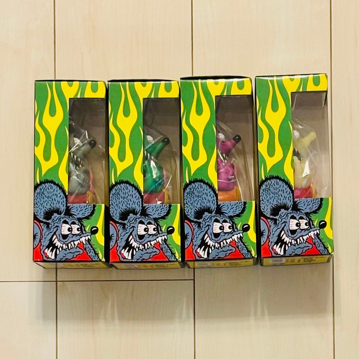 Rat Fink Wacky Wobbler フィギュア 4体セット Rat Fink WACKY WOBBLER フィギュア 4体セット|Yahoo!フリマ