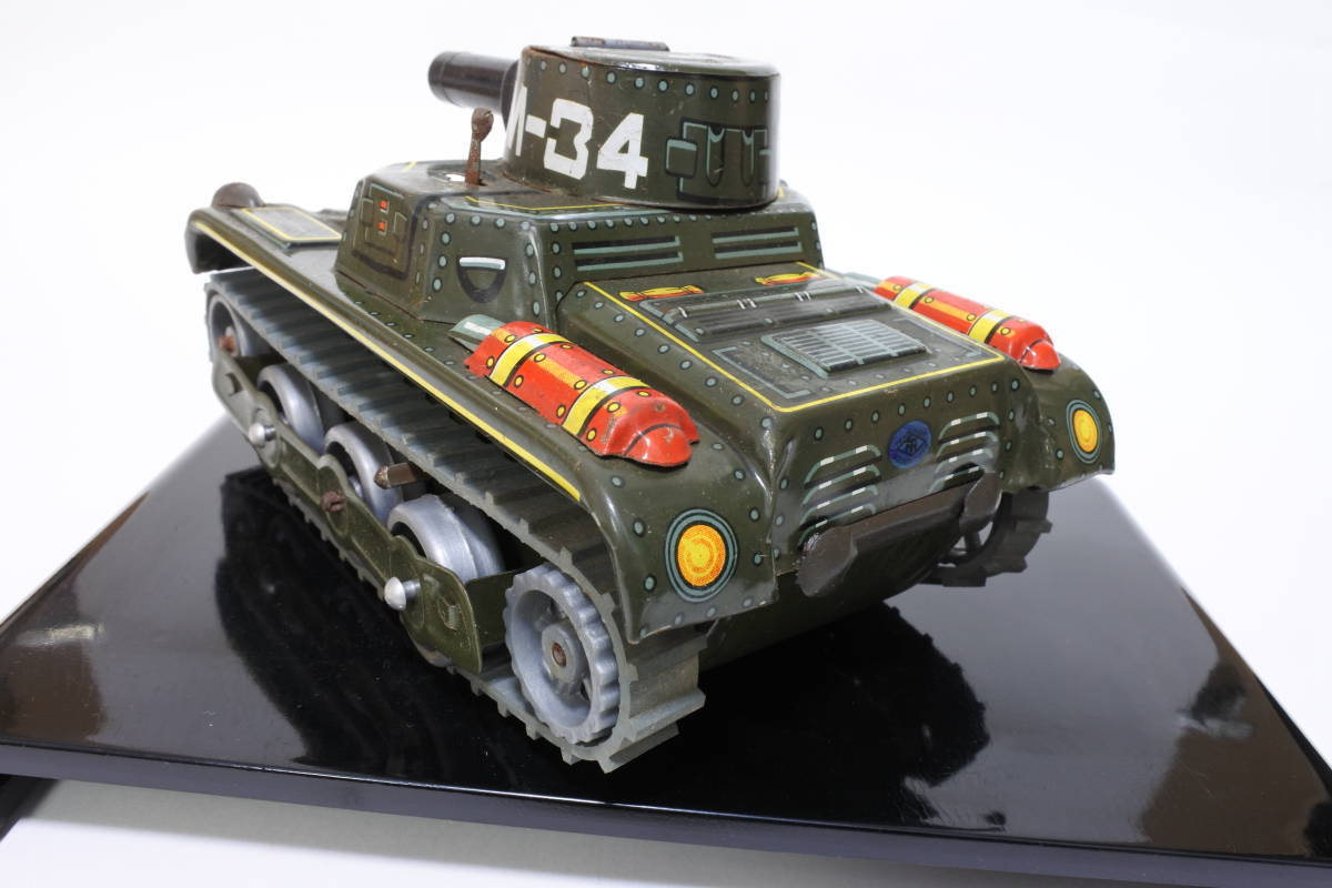  missed 60 period toy tin plate M-34 tank * tanker made in Japan ④