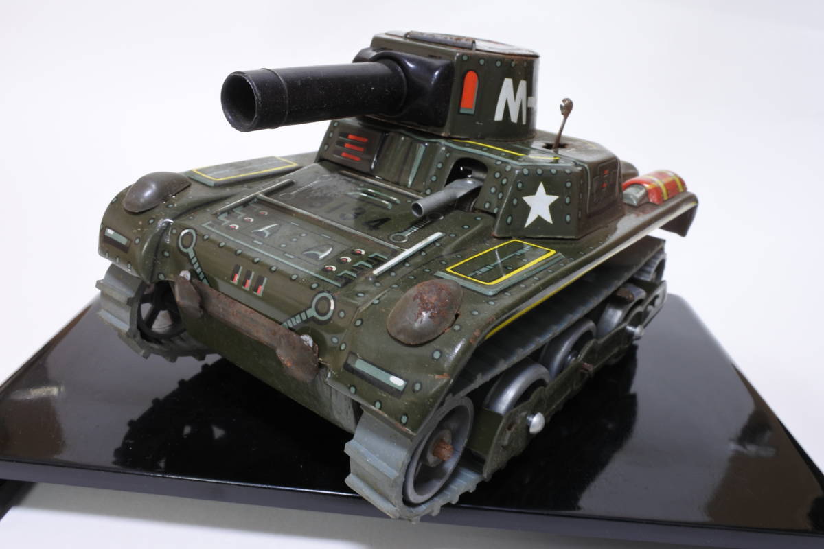  missed 60 period toy tin plate M-34 tank * tanker made in Japan ④