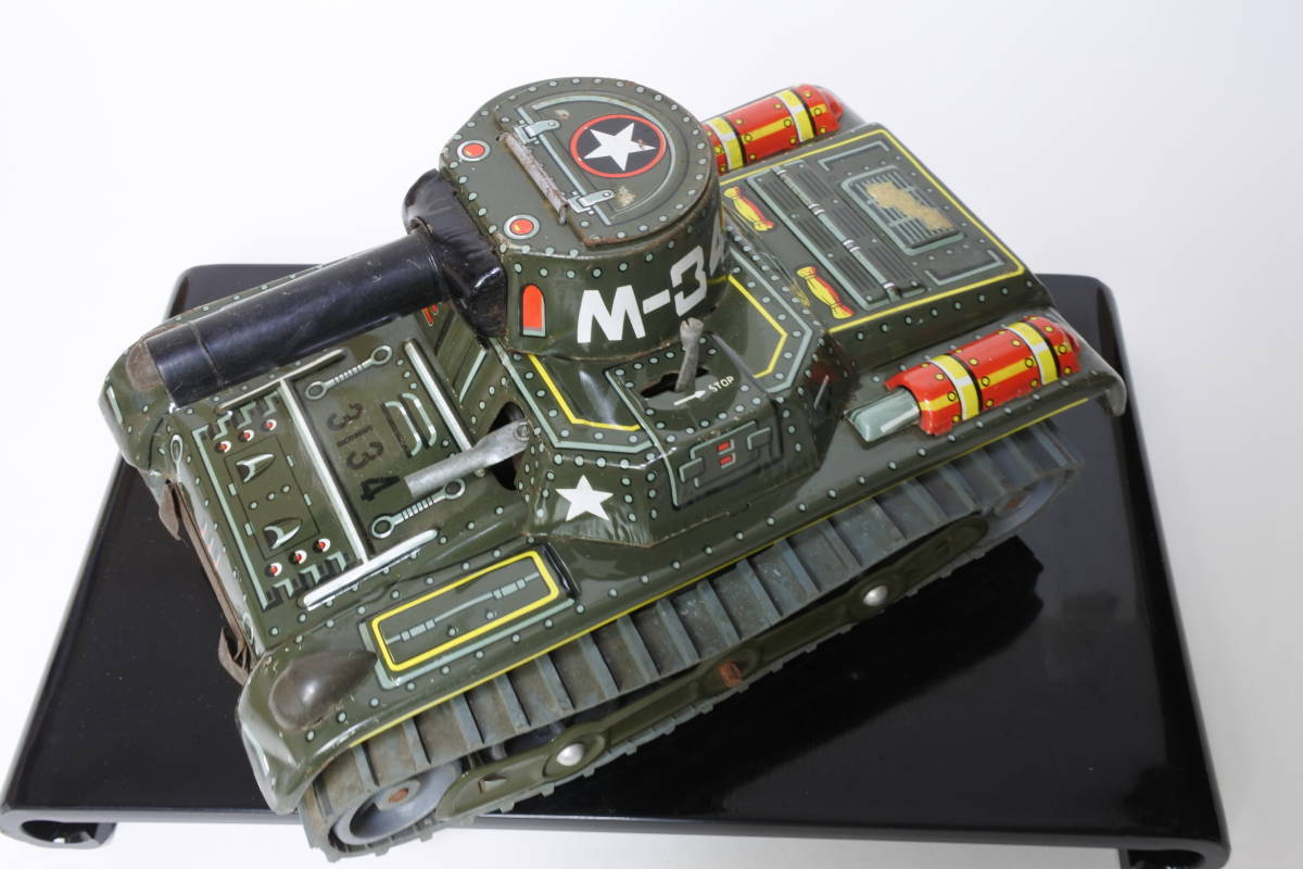  missed 60 period toy tin plate M-34 tank * tanker made in Japan ⑥