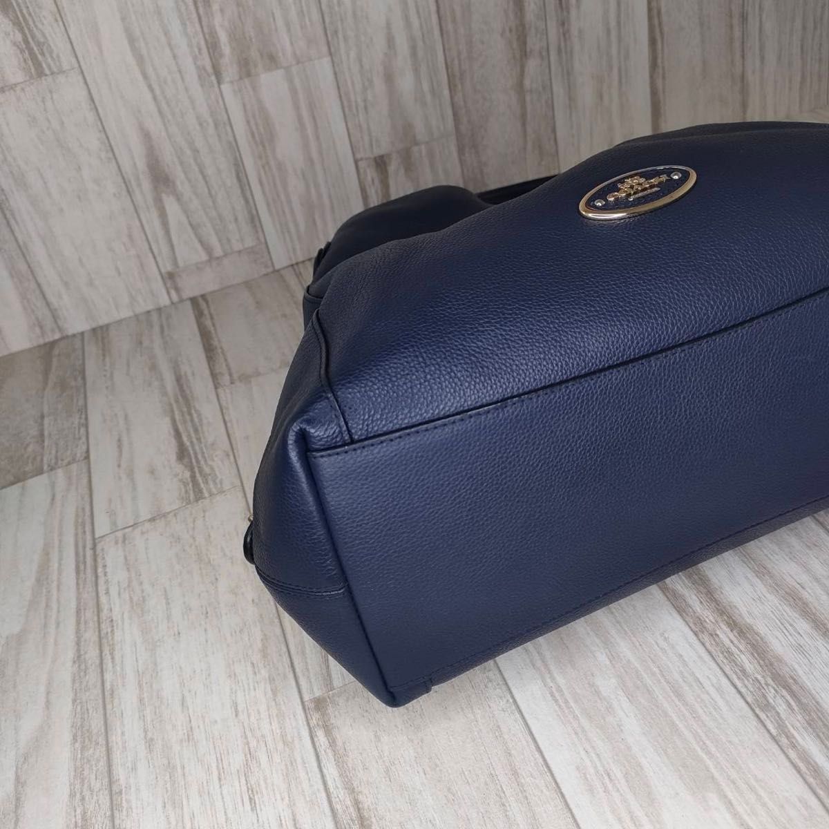 専用】極美品✨コーチ coach ハンドバック ネイビー COACH コーチ レザー トートバッグ ハンドバッグ 44|Yahoo