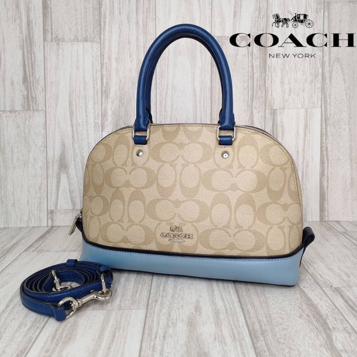 40 COACH コーチ シグネチャー 2WAY ハンドバッグ ショルダーバッグ COACH コーチ シグネチャー 2WAY ハンドバッグ ショルダーバッグ