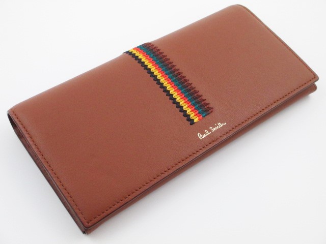 数量限定☆新品箱なし ポールスミス 人気マルチ かぶせ 長財布