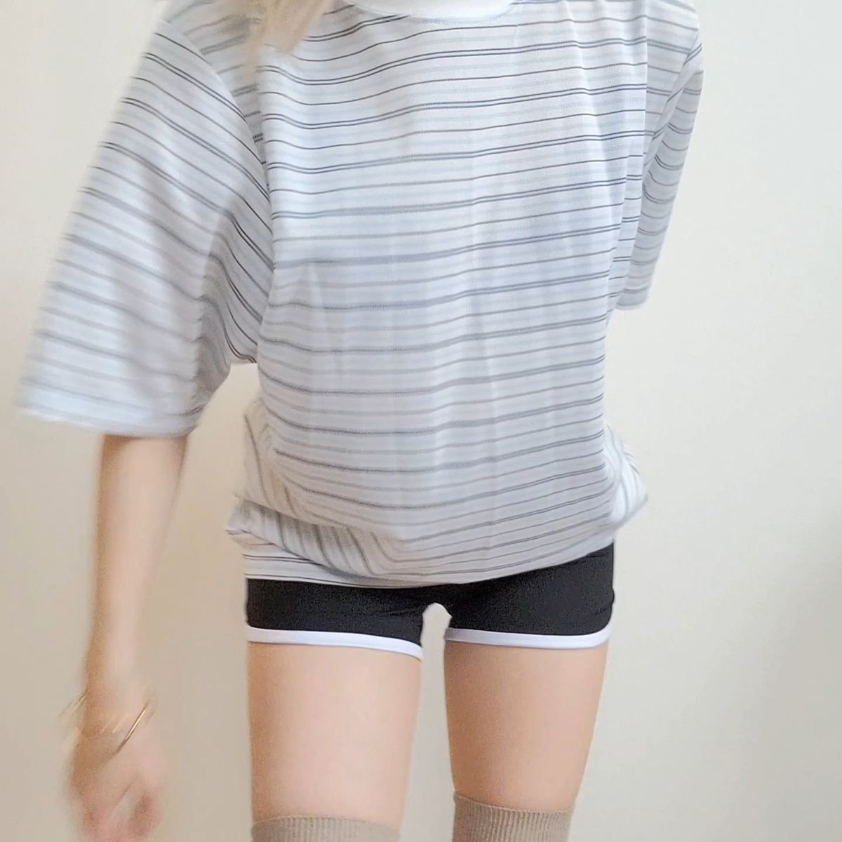 スポーツ系Tシャツ 青系 メンズL