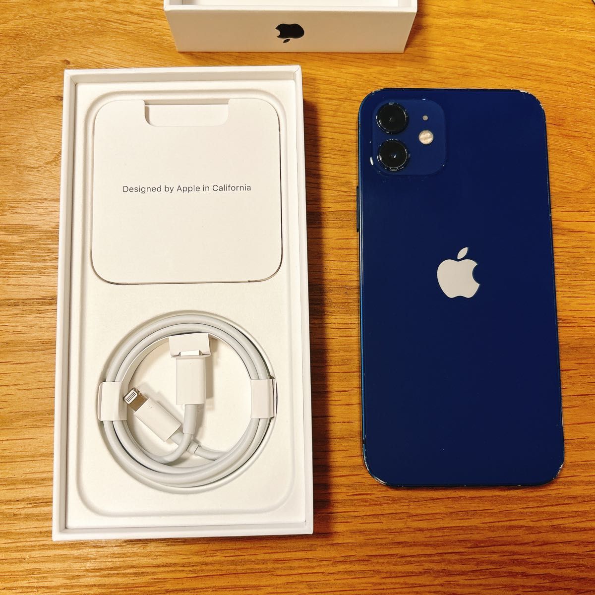 Apple iPhone 12 mini 128GB 青色 本体 ケース2つ付き Apple iPhone 12 mini 128GB ブルー 本体・ケース付き Apple