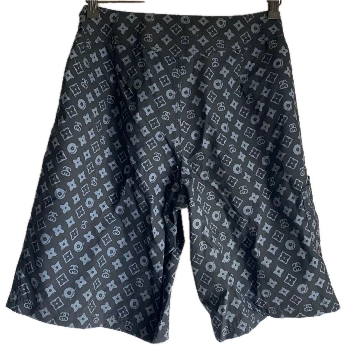 USA製 90s OLD STUSSY ステューシー モノグラム ショートパンツ 最終価格 デッドストック 90s old stussy モノグラム ハーフ