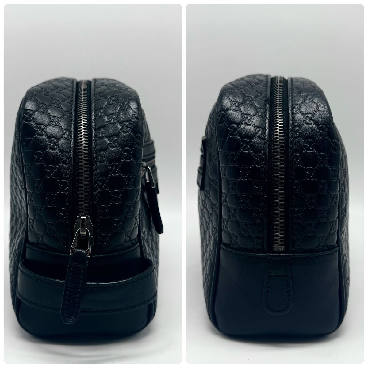 GUCCI グッチ クラッチバッグ 黒 - 4500425E0058 超美品・使用感少ない】GUCCI グッチ セカンドバッグ クラッチ