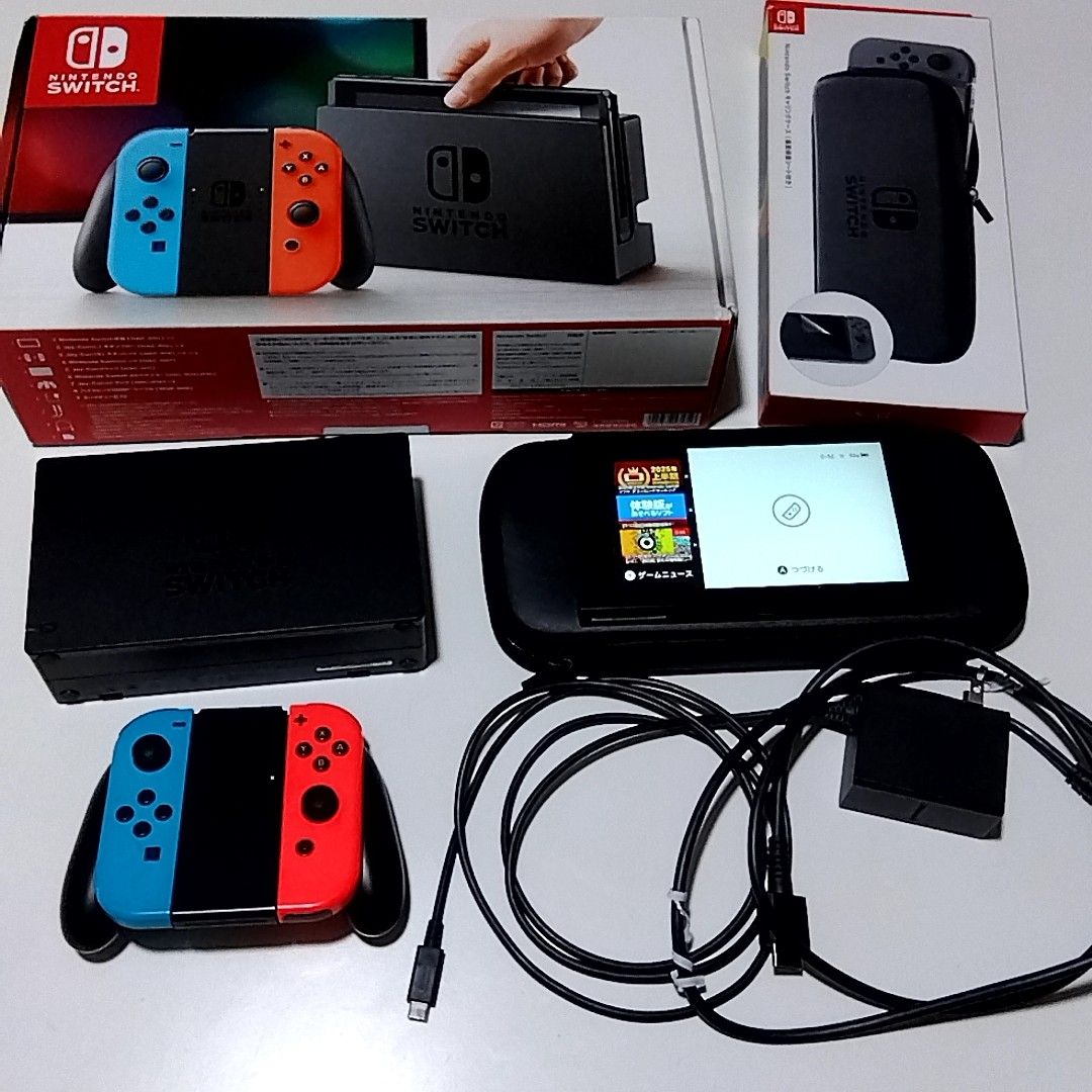 バッテリー強化版 Switch 本体とジョイコン おまけケース バッテリー強化版 Switch 本体とジョイコン おまけケース