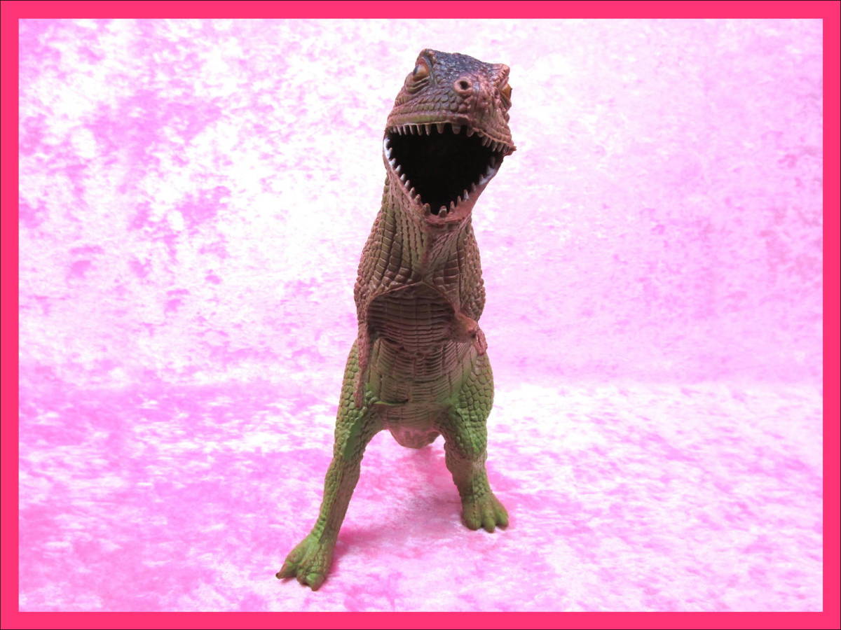 恐竜フィギュア ★ ティラノサウルス ソフビ フィギュア 26㎝ 1996 中国製 ／ 1点_画像3