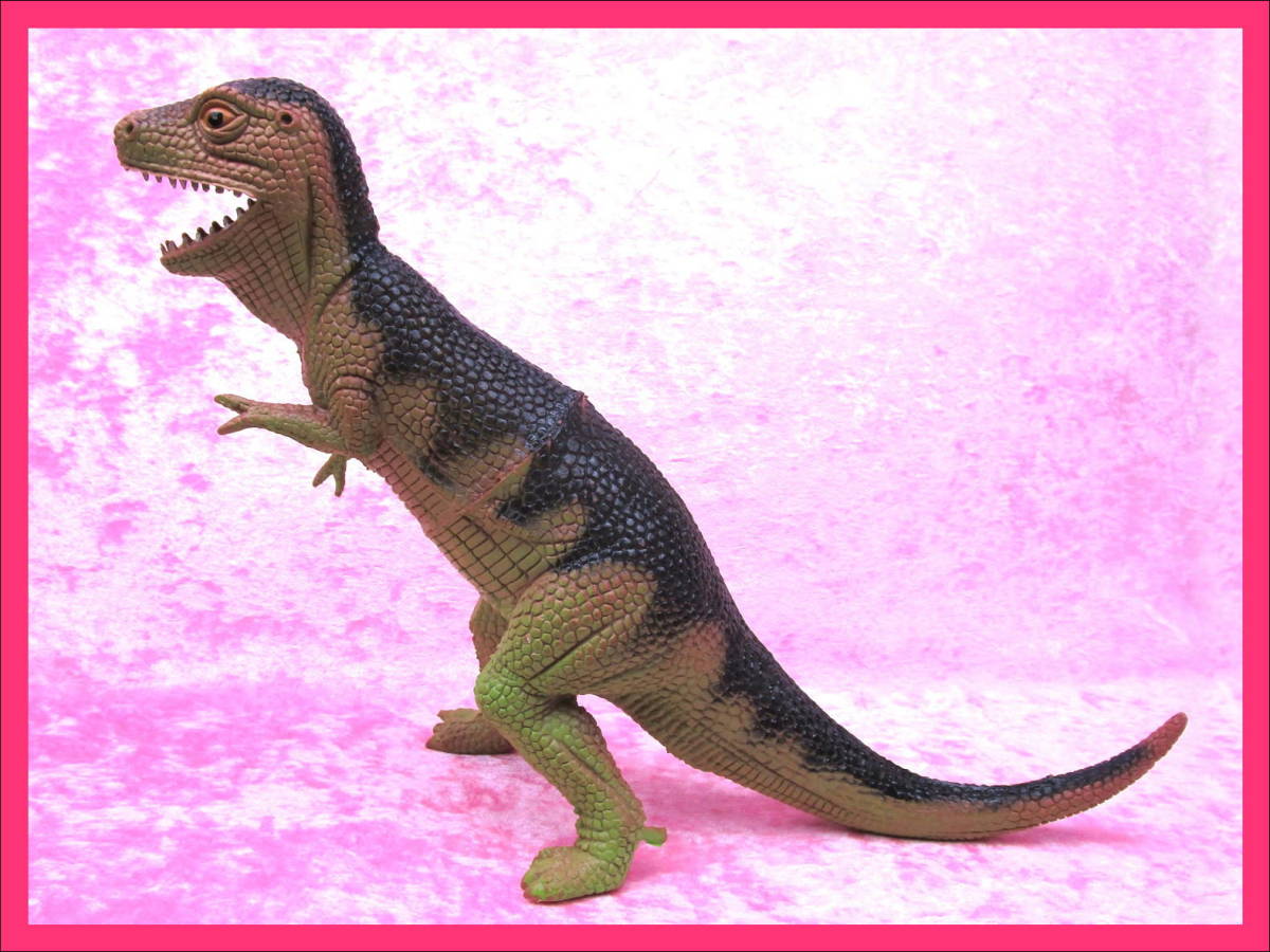 恐竜フィギュア ★ ティラノサウルス ソフビ フィギュア 26㎝ 1996 中国製 ／ 1点_画像4