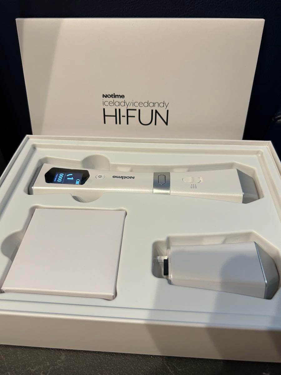 ボディ・フェイスケア Notime SKB-2208 WHITE Notime 家庭用 ハイフン SKB-2208 アイスレディ 美顔器 HI-FUN