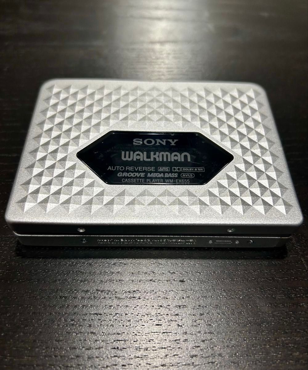 4:SONY WM-EX655 ソニー カセットウォークマン ジャンク ジャンク】SONY WALKMAN WM-EX655 カセットプレーヤー【シルバー
