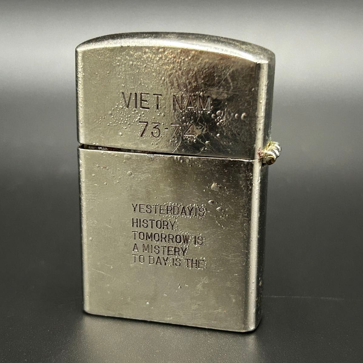 ベトナム戦争 ジッポライター AN KHE 72-73 希少】ヴィンテージ ZIPPO VIETNAM 73-74 刻印ライター ジッポ
