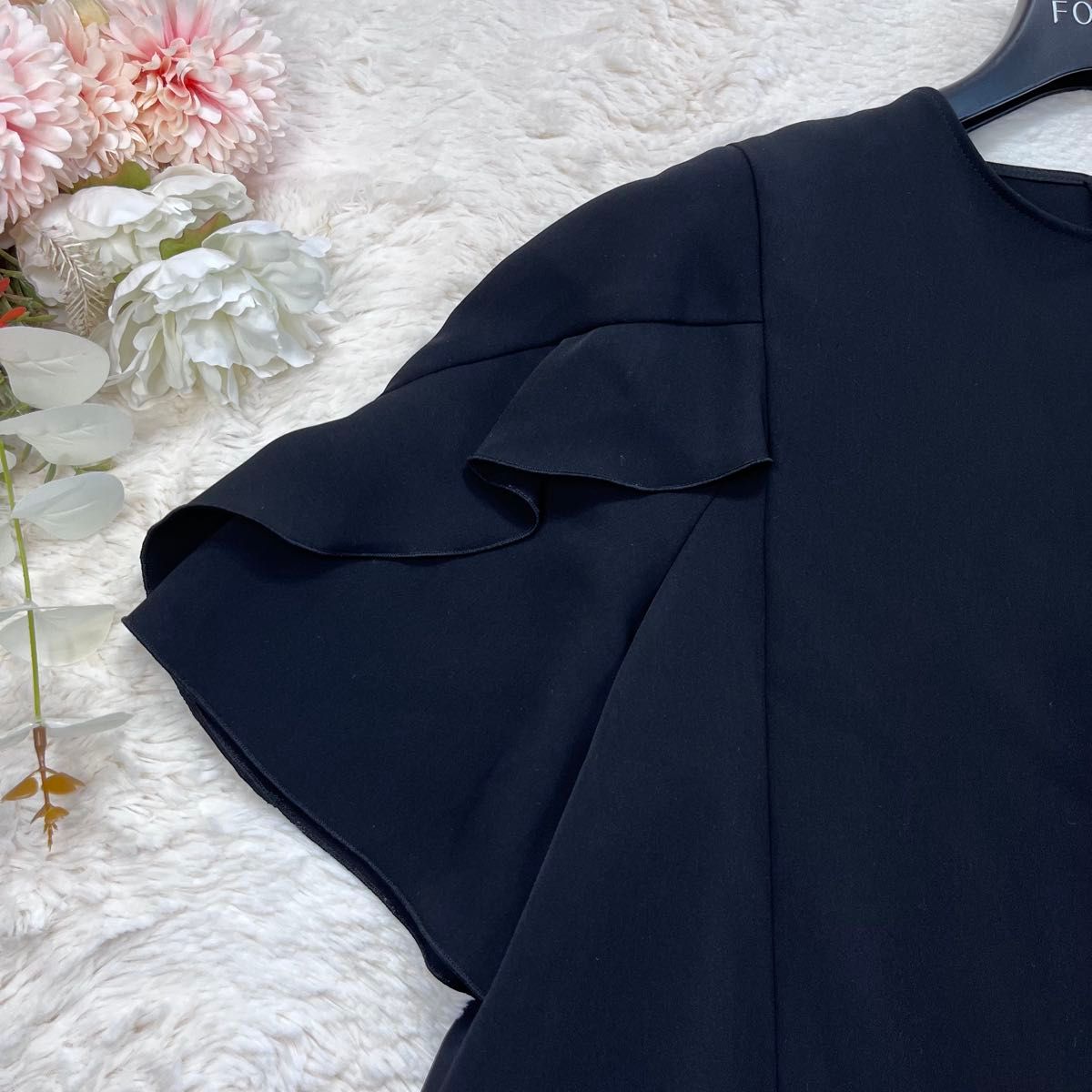 希少✨美品✨ FOXEY フォクシー ブラウス フラウンスペタル 袖フリル 42 希少サイズ 美品 FOXEY フォクシー ニューヨーク ブラウス