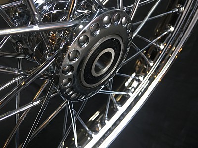  spool wheel 21×2.15 new goods chrome plating 40ps.@ spoke 