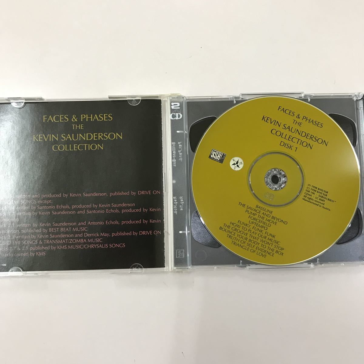 CD 中古☆【洋楽】KEVIN SAUNDRSON FACES&PHASES