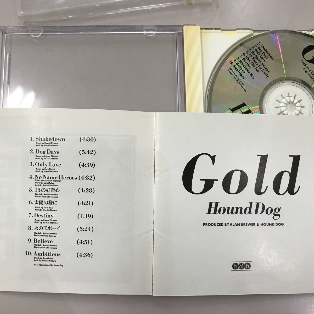 CD 中古☆【邦楽】ハウンドドッグ　GOLD