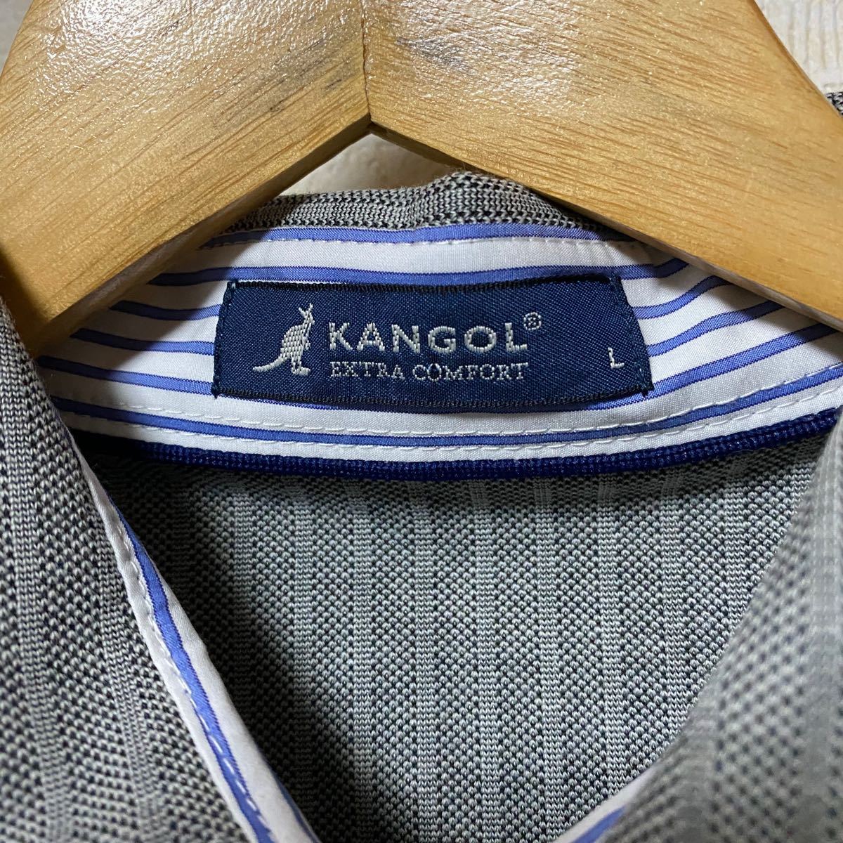 KANGOL カンゴール　ポロシャツ　グレー