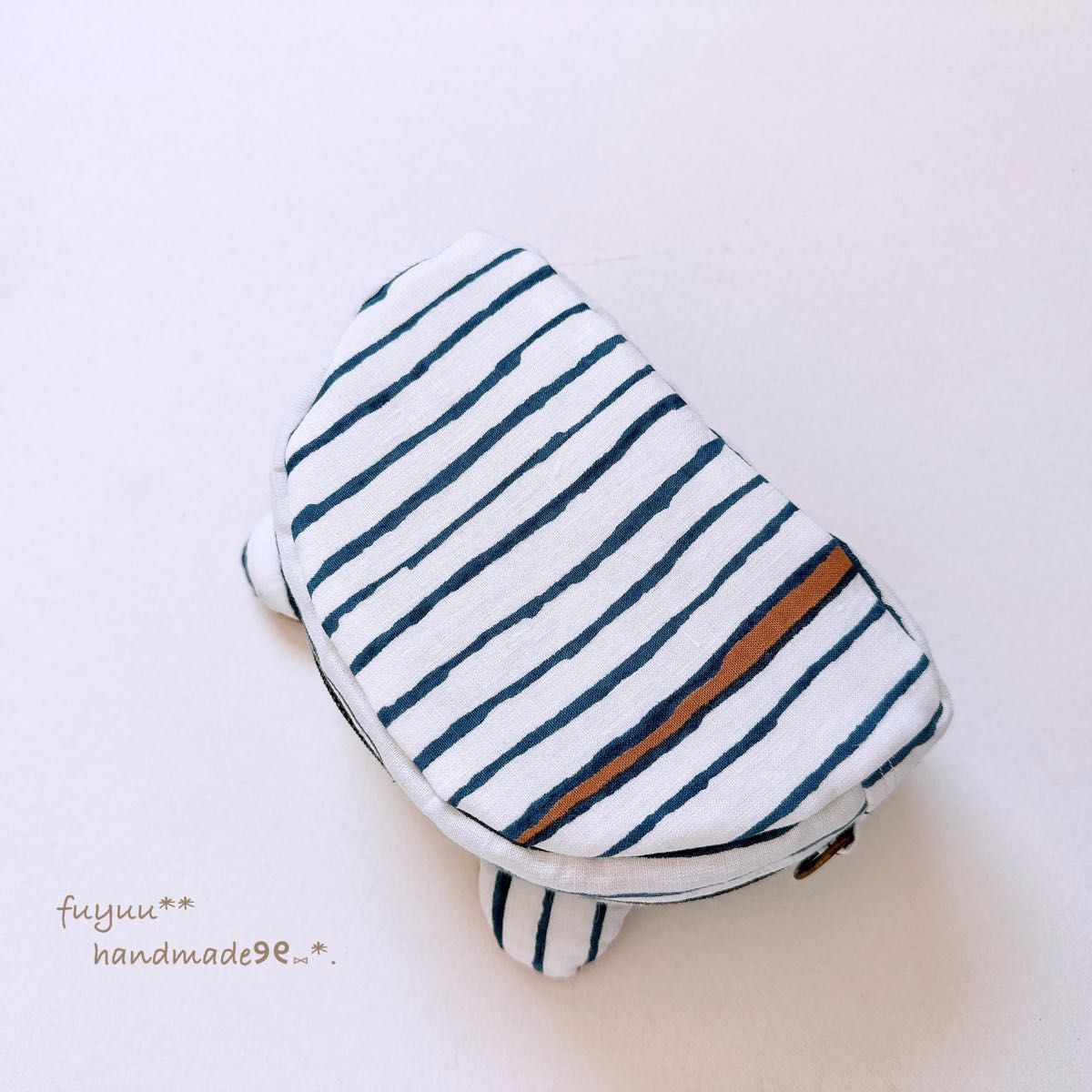 【めるくま 】ハンドメイド♡ミナペルホネン♡ポーチ2点 ハンドメイド ミナペルホネン bear pouch くま耳 ファスナー