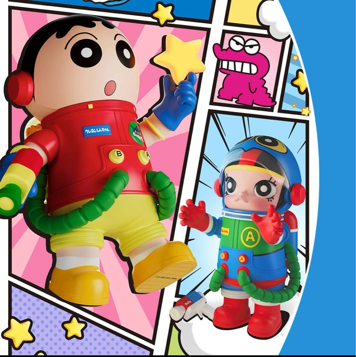 メガコレクション メガスペースモリー 400%+100% クレヨンしんちゃん POPMART メガコレクション メガスペースモリー 400%+100