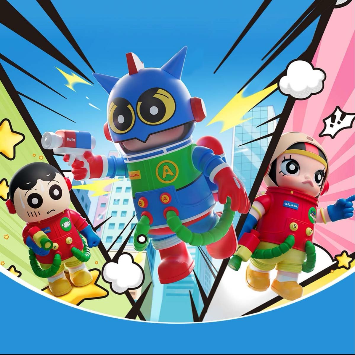 メガコレクション メガスペースモリー 100% クレヨンしんちゃん POPMART メガコレクション メガスペースモリー 400%+100