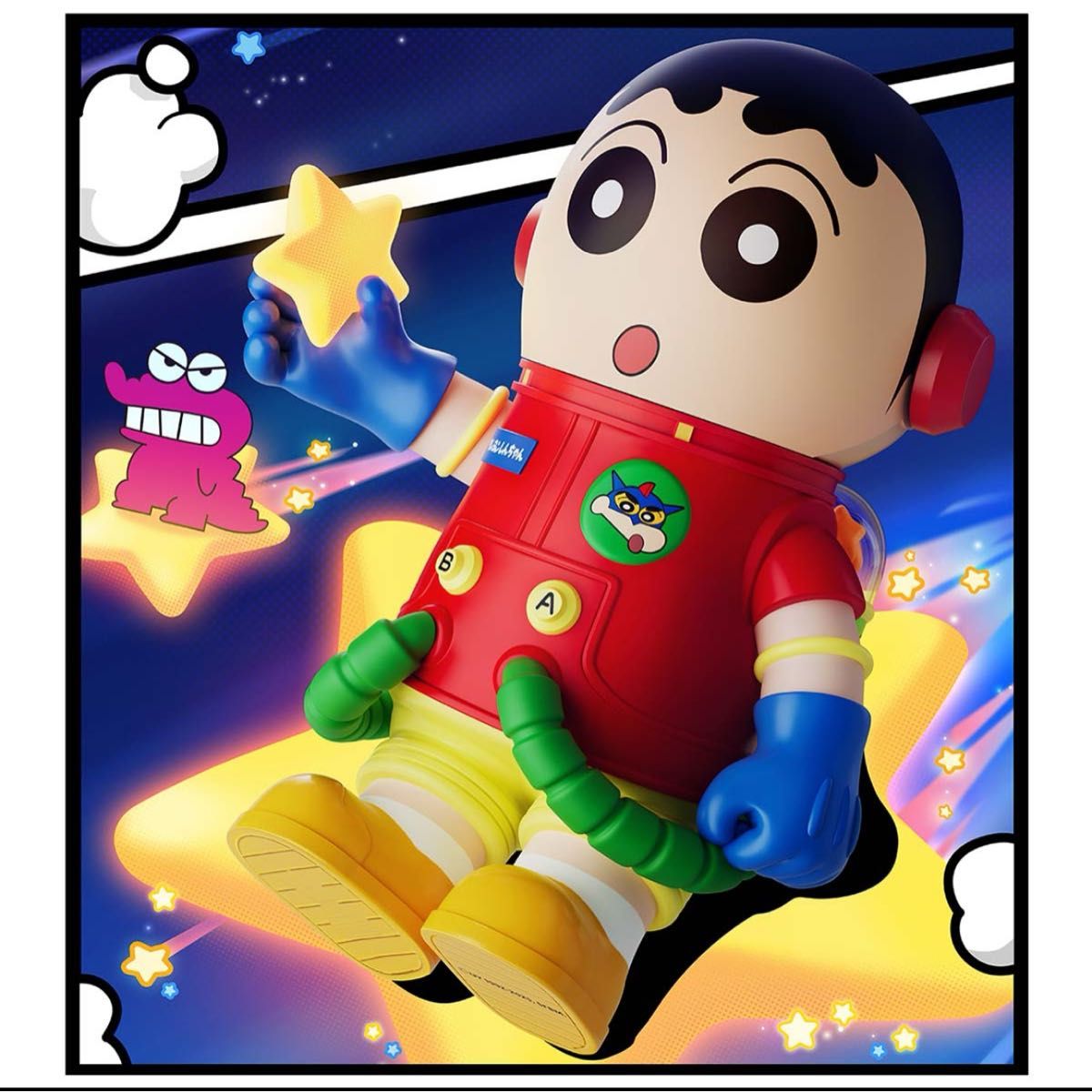 メガコレクション メガスペースモリー 100% クレヨンしんちゃん POPMART メガコレクション メガスペースモリー 400%+100