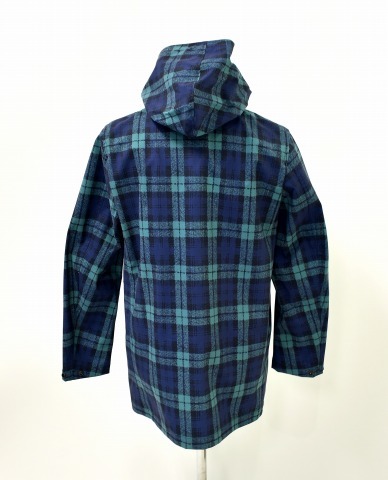 N.HOOLYWOOD エヌハリウッド 伊勢丹限定 レインダッフルコート 38 BLACKWATCH ブラックウォッチ CHECK チェック RAIN DUFFLE COAT Nハリ_画像8