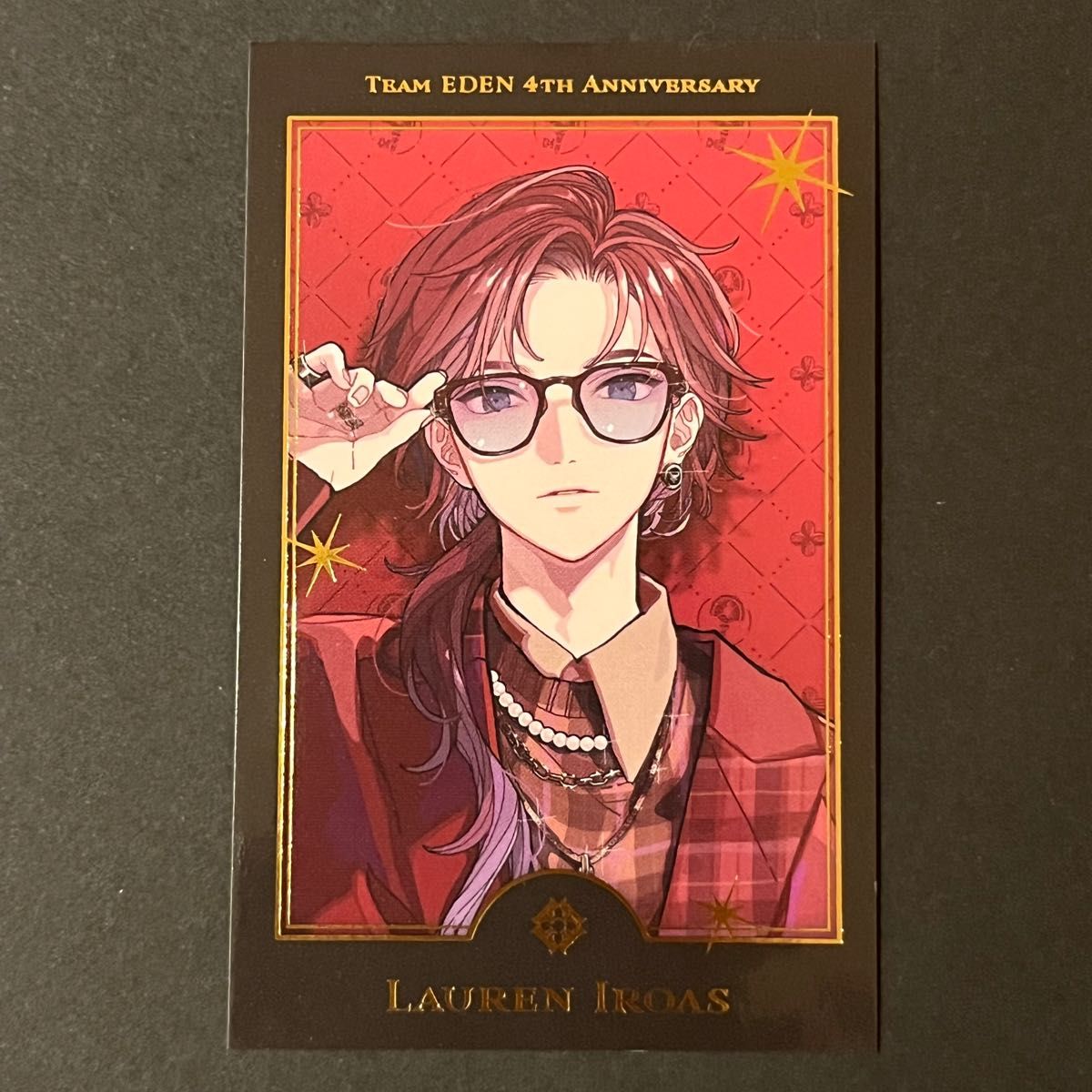 エデン組 4周年 ローレン・イロアス エデン組 4th Anniversary ローレン・イロアス 箔押し レア にじ