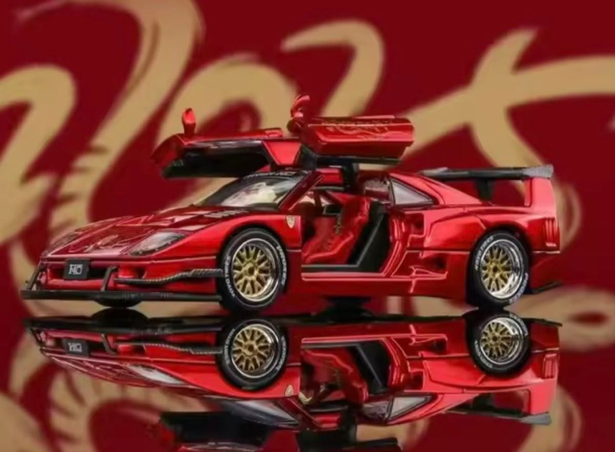 LBWK フェラーリF40 1/64 ガルウイング デーモンキング Gulf LBWKフェラーリF40 ガルウィング 1/64 DemonKing Auto チェイス