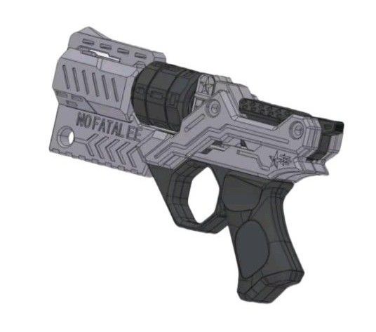 QT-3000 銃型 フィジェットトイ ブラック ガンアクション リボルバー新品 QT-3000 銃型 フィジェットトイ ブラック ガンアクション