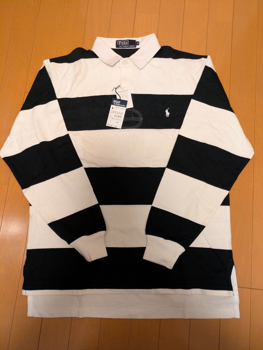 【未使用品】Polo Ralph Lauren ラルフローレン ラガーシャツ POLO by Ralph Lauren ラガーシャツ ボーダー M 未使用|Yahoo