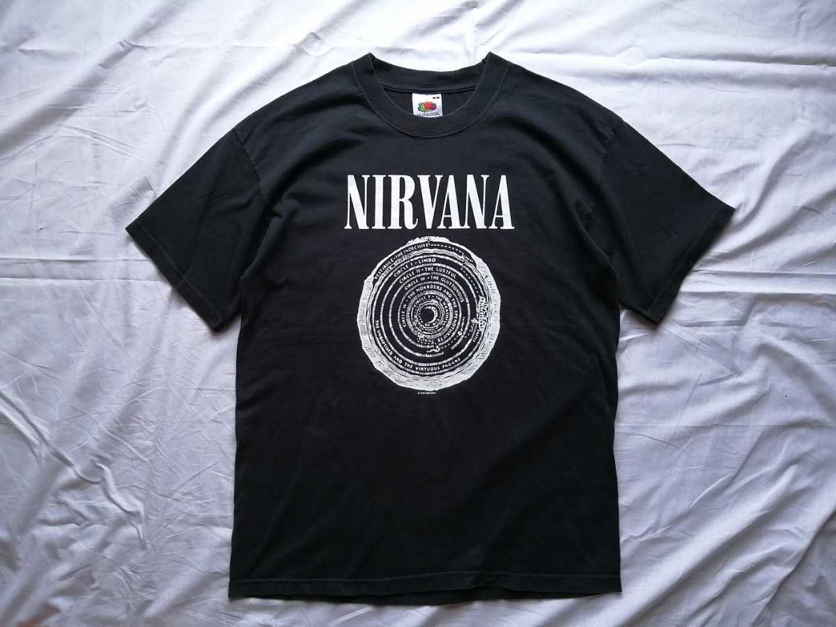 90s NIRVANA ニルヴァーナ ニルバーナ サークル 96年 kurt cobain カートコバーン バンドt ロックt vintage  ビンテージ Tシャツ