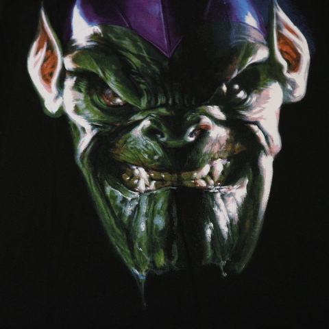 新品 MARVEL Green Goblin Tシャツ ブラック M グリーンゴブリン マーベル コミック スパイダーマン アメコミ ヒーロー キャラクター_画像3