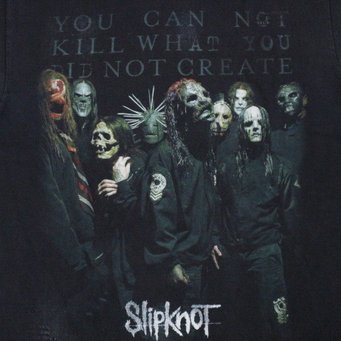 00s Slipknot You Cannot Kill Tシャツ S ブラック スリップノット フォト ロゴ メタル バンド ロック metallica korn pinkfloyd anthrax_画像3