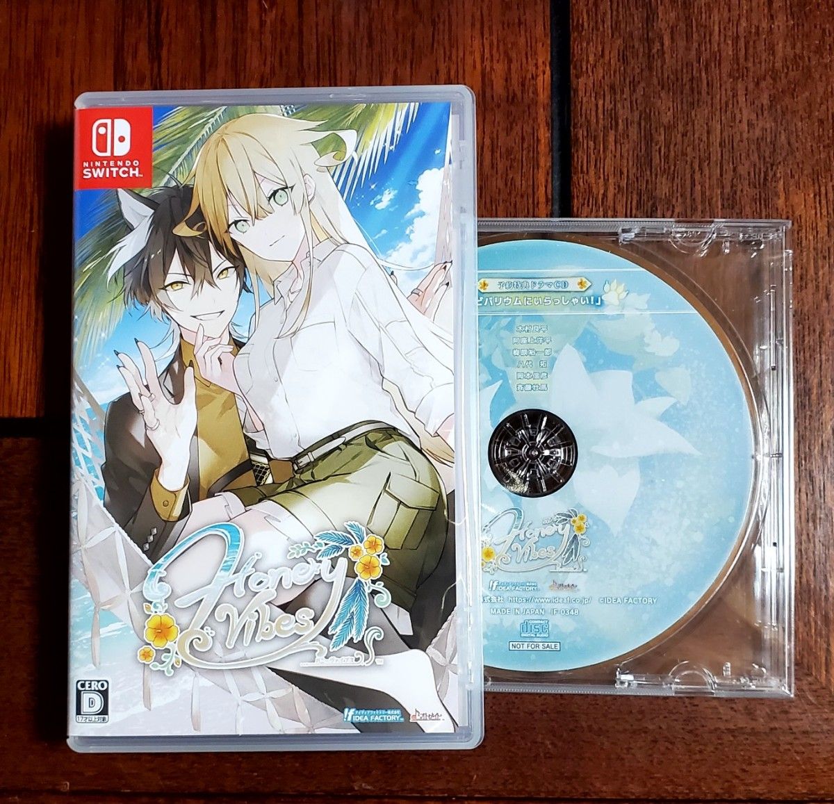 Switch Honey Vibes 特装版 ソフト 予約特典CD Honey Vibes 通常版 Nintendo Switch 予約特典CDつき|Yahoo