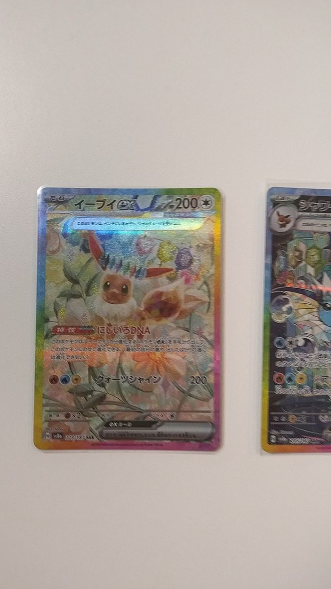 テラスタルフェスex イーブイex SAR ・シャワーズex SARセット
