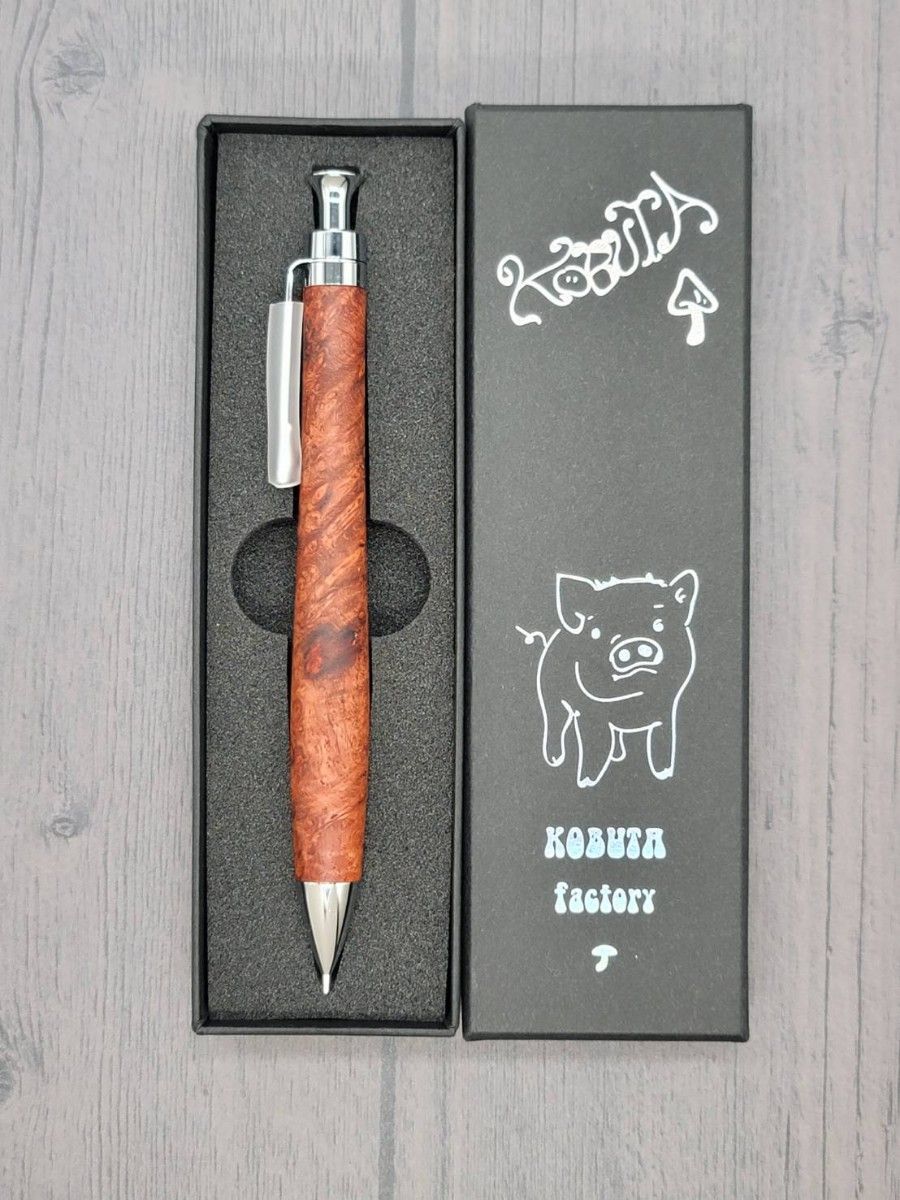 こぶた工房 花梨こぶ 0.5mmシャープペンシル 新品 こぶた工房 極上花梨瘤 シャープペンシル0 5ミリ|Yahoo